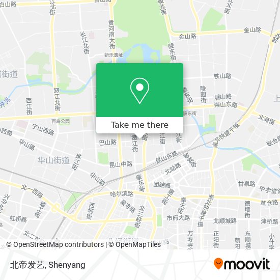 北帝发艺 map