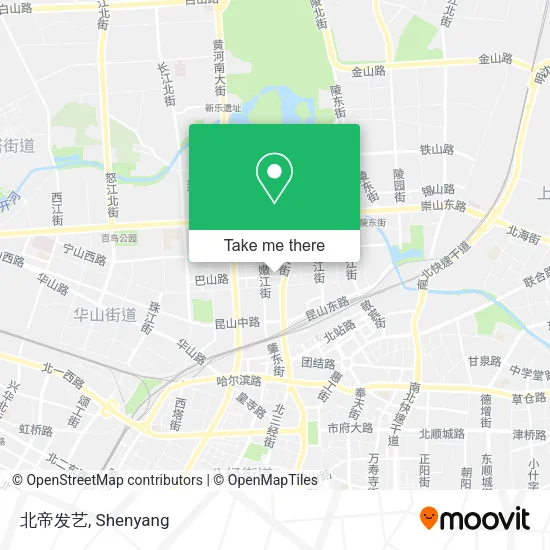 北帝发艺 map