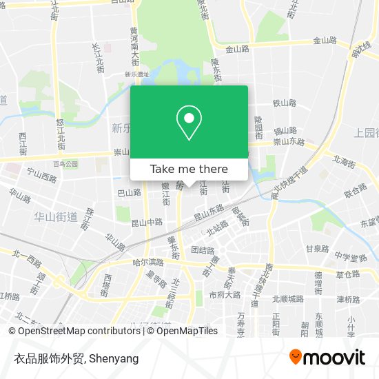 衣品服饰外贸 map