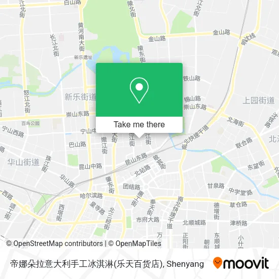 帝娜朵拉意大利手工冰淇淋(乐天百货店) map