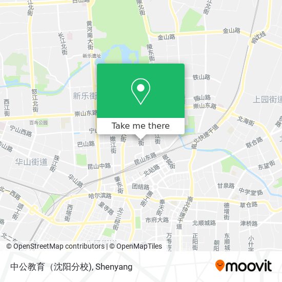 中公教育（沈阳分校) map