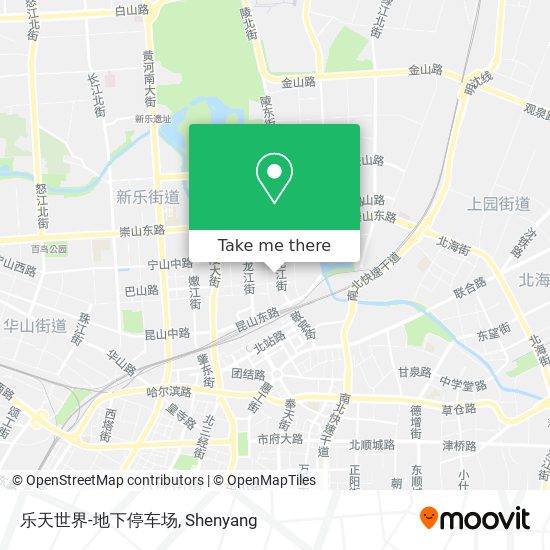 乐天世界-地下停车场 map