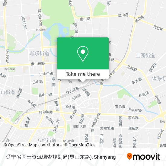 辽宁省国土资源调查规划局(昆山东路) map
