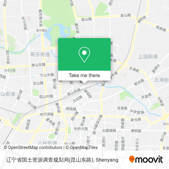 辽宁省国土资源调查规划局(昆山东路) map