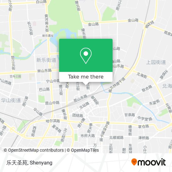 乐天圣苑 map