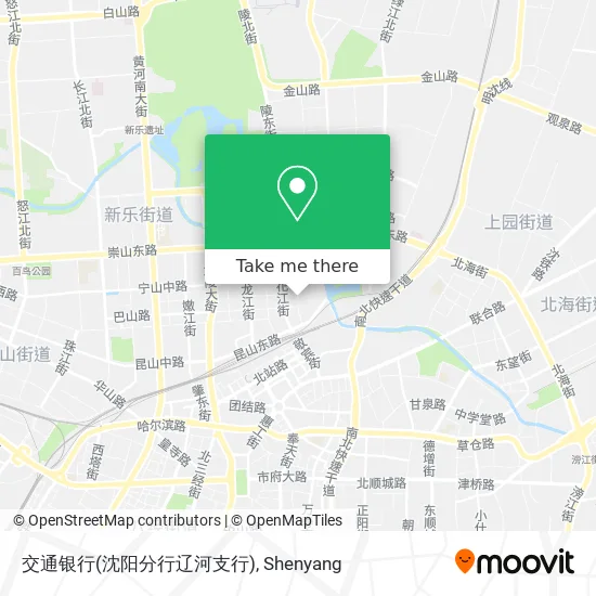 交通银行(沈阳分行辽河支行) map