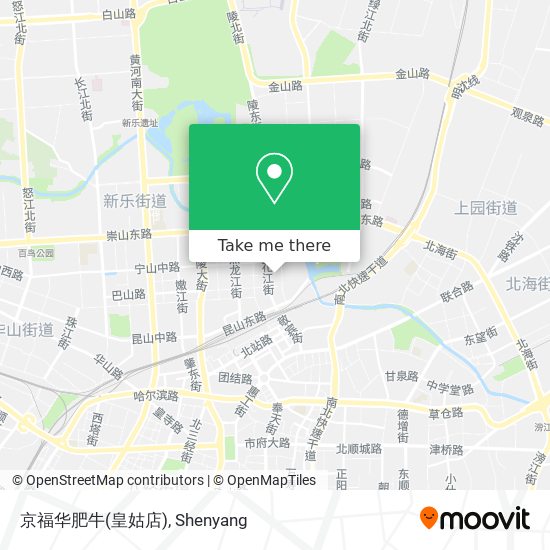 京福华肥牛(皇姑店) map