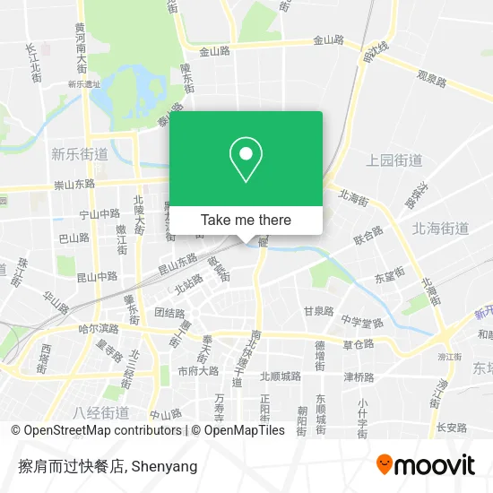 擦肩而过快餐店 map