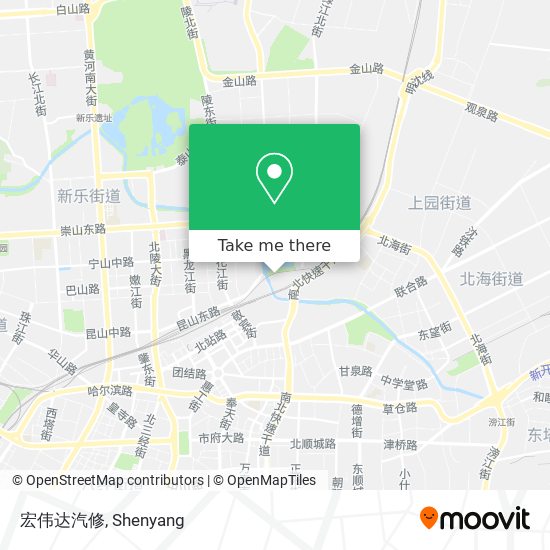 宏伟达汽修 map
