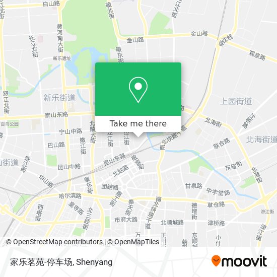 家乐茗苑-停车场 map