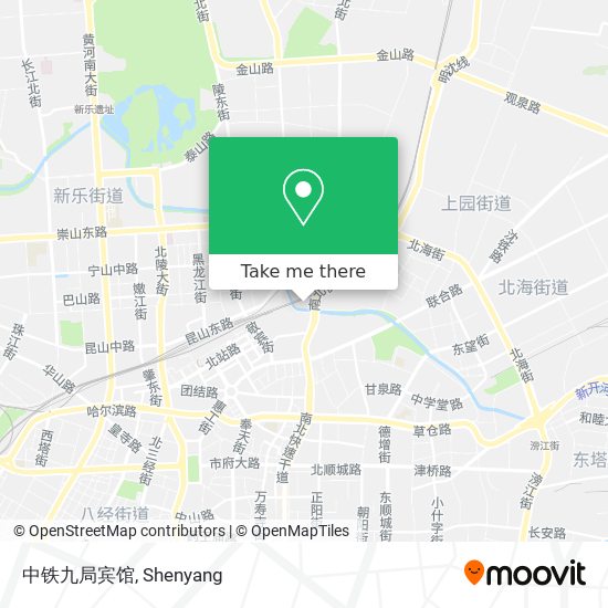 中铁九局宾馆 map
