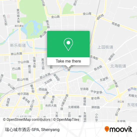 瑞心城市酒店-SPA map