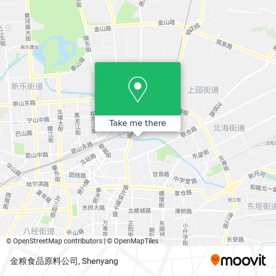 金粮食品原料公司 map