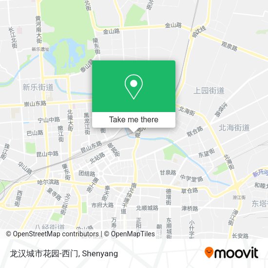 龙汉城市花园-西门 map