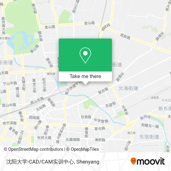 沈阳大学-CAD/CAM实训中心 map