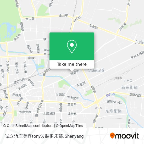 诚众汽车美容tony改装俱乐部 map