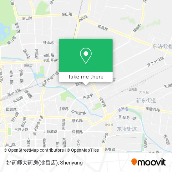 好药师大药房(洮昌店) map