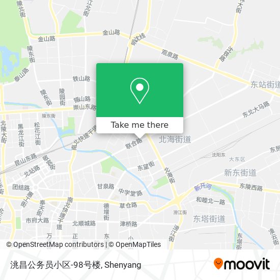 洮昌公务员小区-98号楼 map