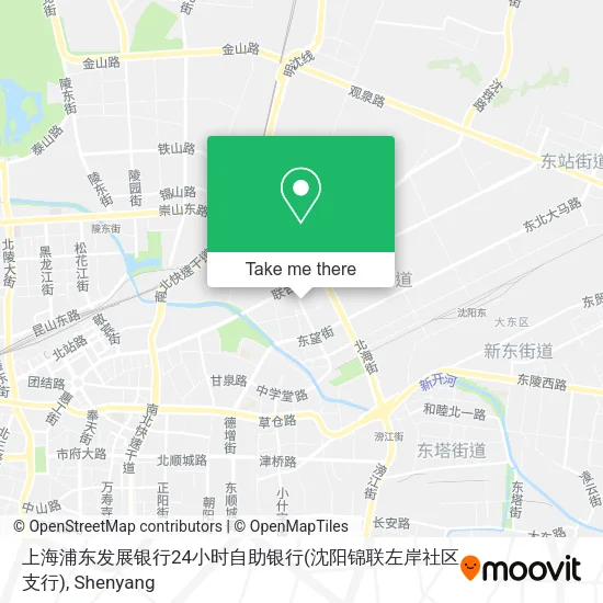 上海浦东发展银行24小时自助银行(沈阳锦联左岸社区支行) map