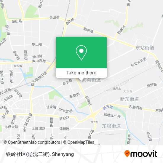 铁岭社区(辽沈二街) map
