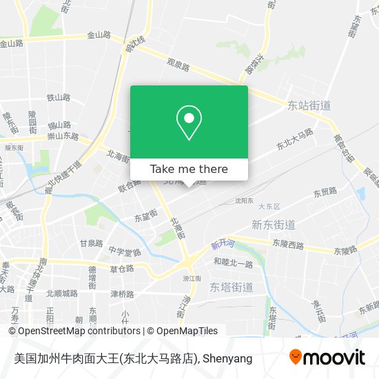 美国加州牛肉面大王(东北大马路店) map