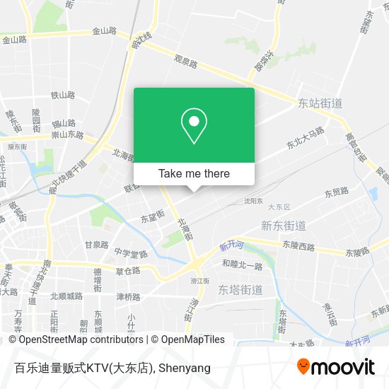 百乐迪量贩式KTV(大东店) map