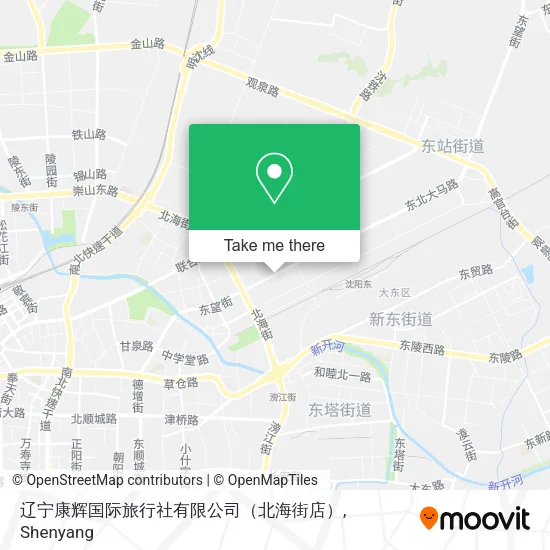 辽宁康辉国际旅行社有限公司（北海街店） map