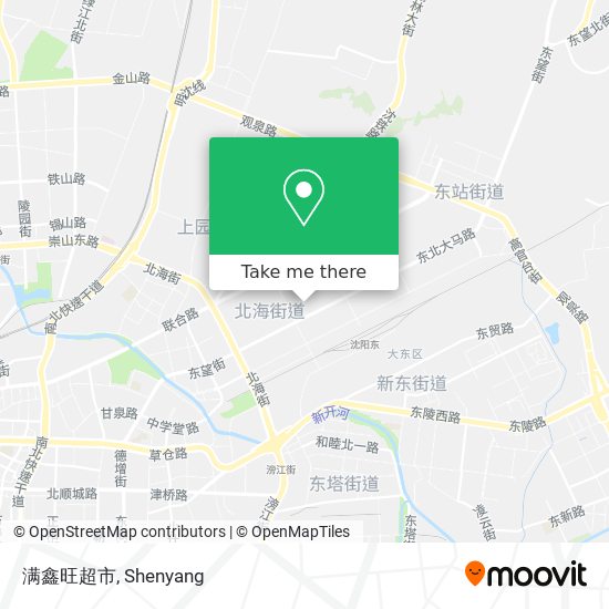 满鑫旺超市 map
