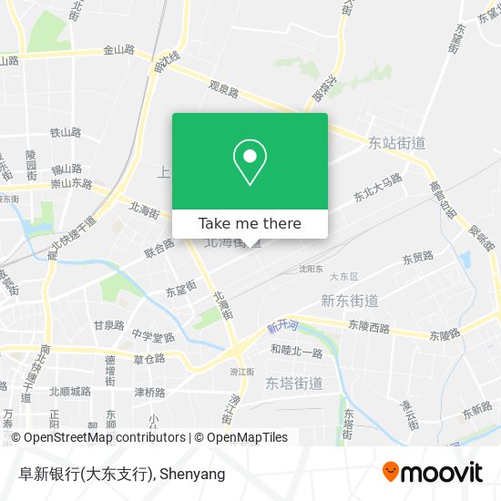 阜新银行(大东支行) map