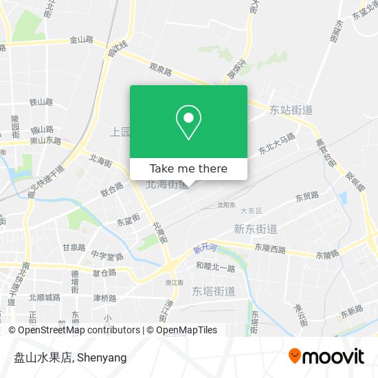 盘山水果店 map