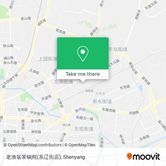 老渔翁笨锅炖(东辽街店) map