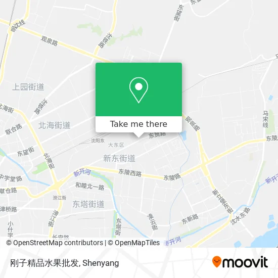 刚子精品水果批发 map