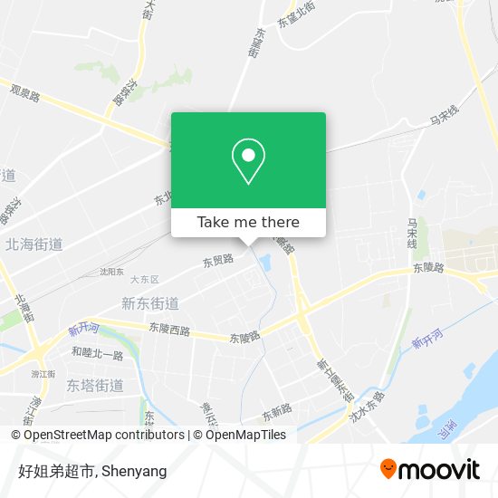 好姐弟超市 map