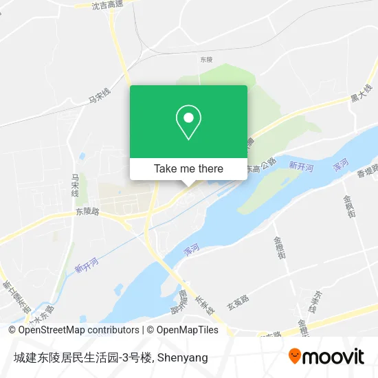 城建东陵居民生活园-3号楼 map