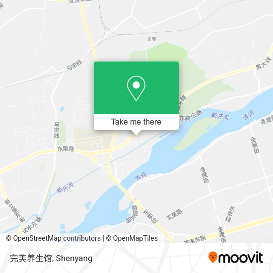 完美养生馆 map