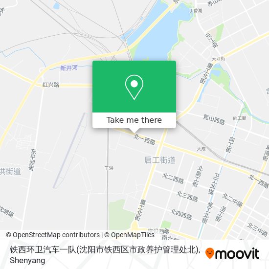 铁西环卫汽车一队(沈阳市铁西区市政养护管理处北) map