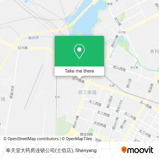 奉天堂大药房连锁公司(士佰店) map
