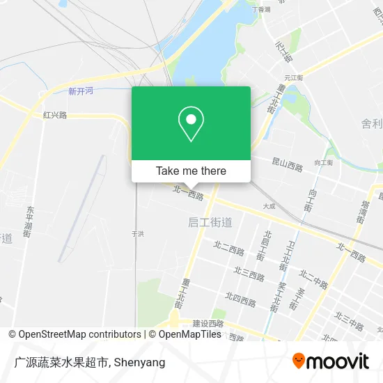 广源蔬菜水果超市 map