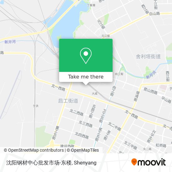 沈阳钢材中心批发市场-东楼 map