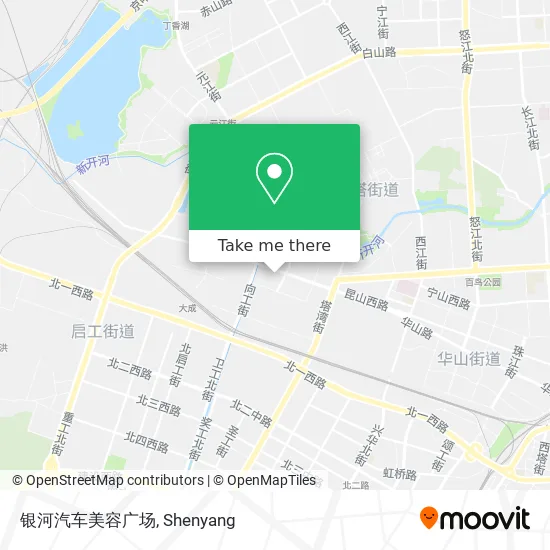 银河汽车美容广场 map