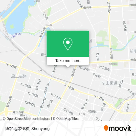 博客地带-5栋 map