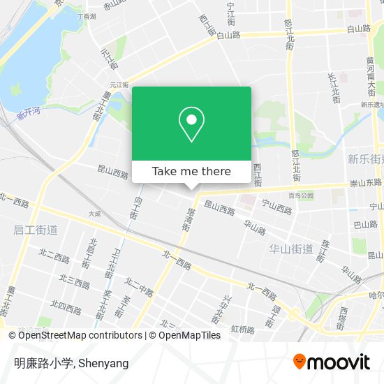 明廉路小学 map