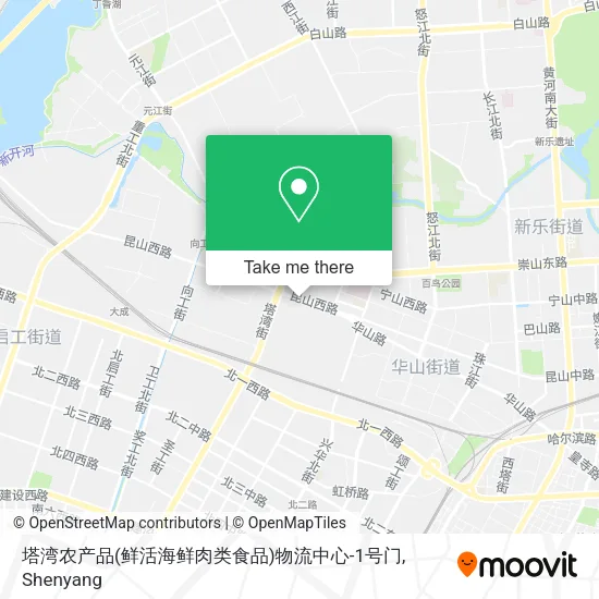 塔湾农产品(鲜活海鲜肉类食品)物流中心-1号门 map