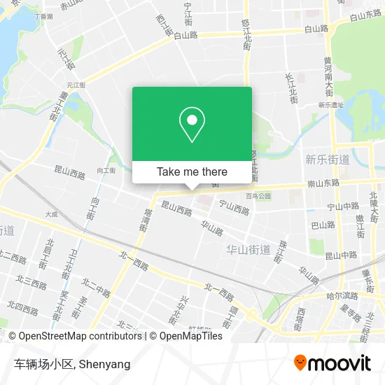 车辆场小区 map