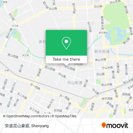 荣盛昆山豪庭 map