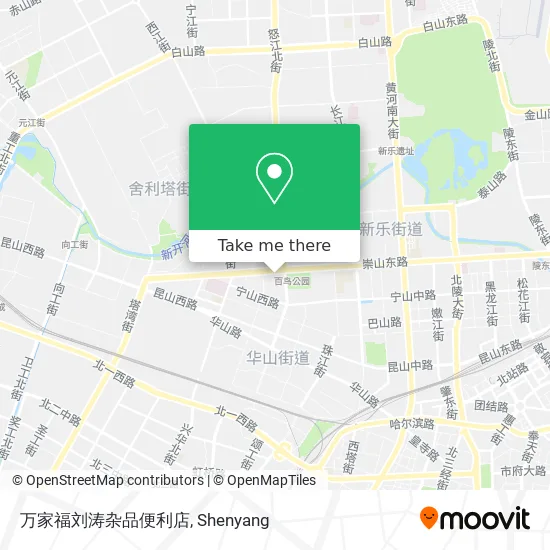 万家福刘涛杂品便利店 map