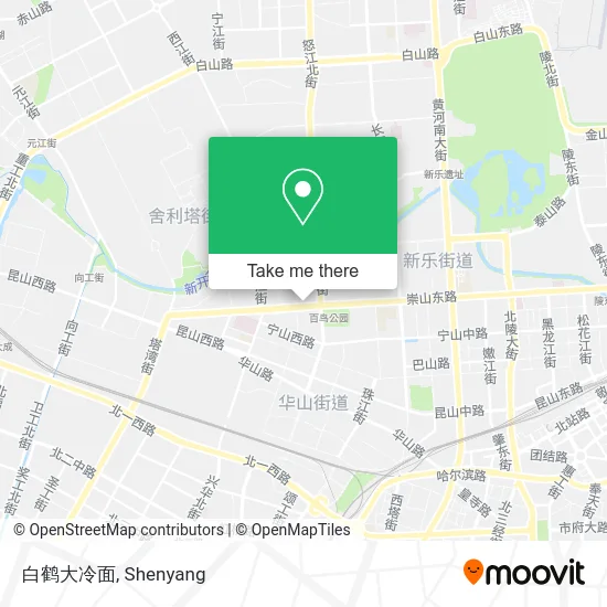 白鹤大冷面 map