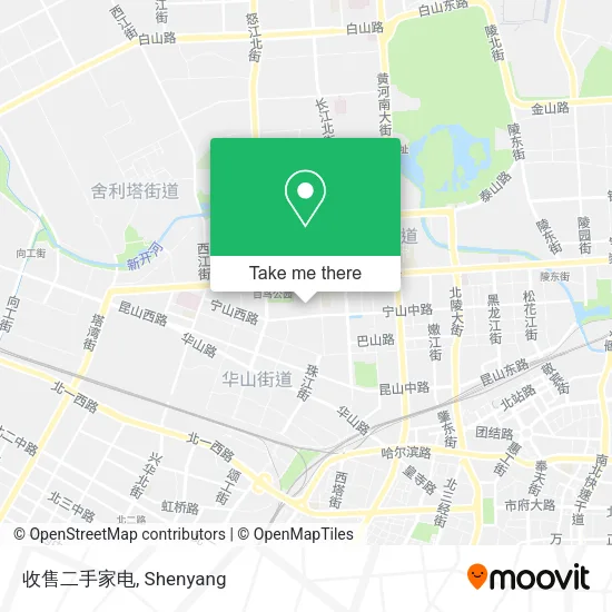 收售二手家电 map