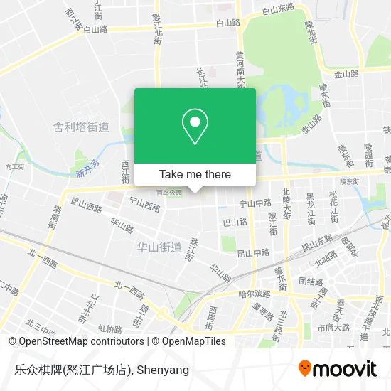 乐众棋牌(怒江广场店) map