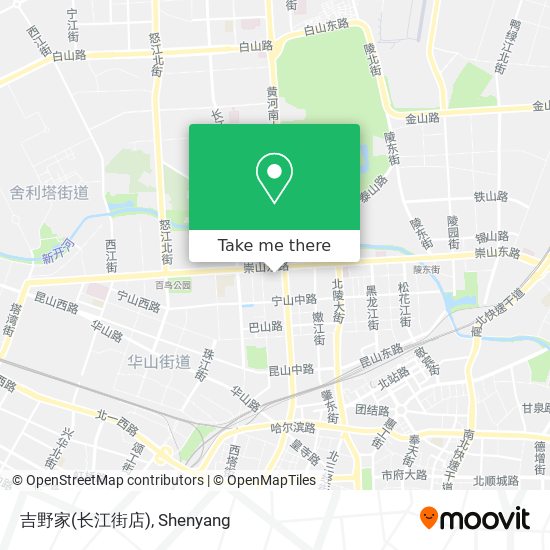 吉野家(长江街店) map